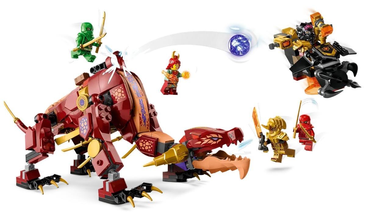 LEGO® Ninjago - Lawowy smok zmieniający się w falę ognia